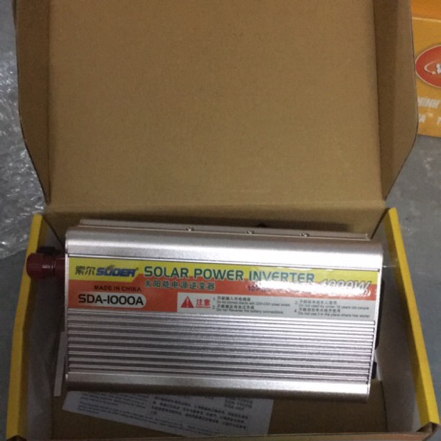 KÍCH ĐIỆN 12V >>220V ( công suất 1000w)