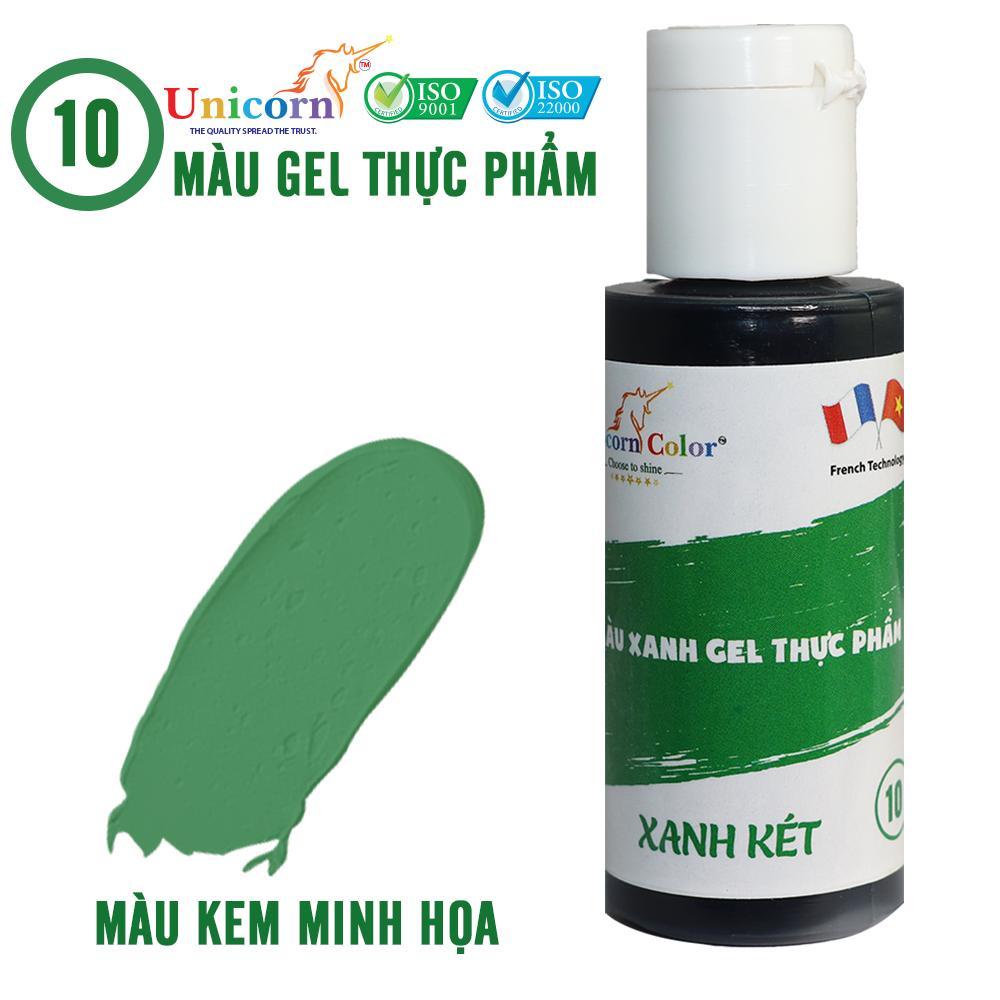 Màu Thực Phẩm Gel Xanh Két 28g Unicorn Dùng Cho Bánh Nương - D10