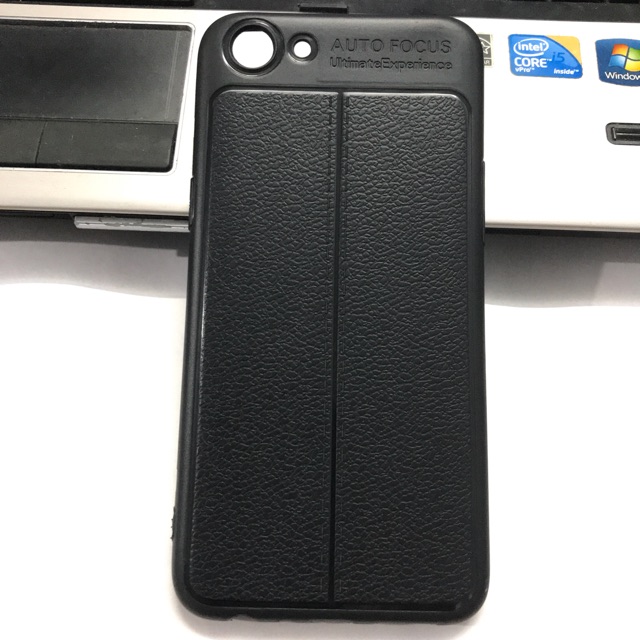 Ốp lưng auto focus Oppo A83 giả da cao cấp