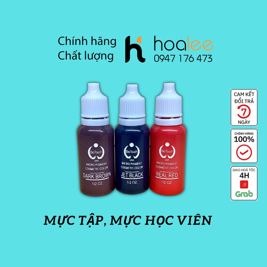 Mực tập, mực học viên tập trên da giả 15ml, dễ dàng sử dụng