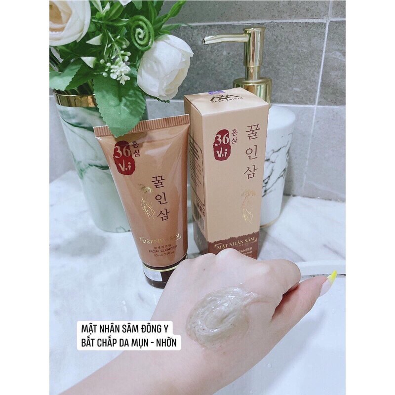 Sữa rửa mặt mật nhân sâm 36 vị