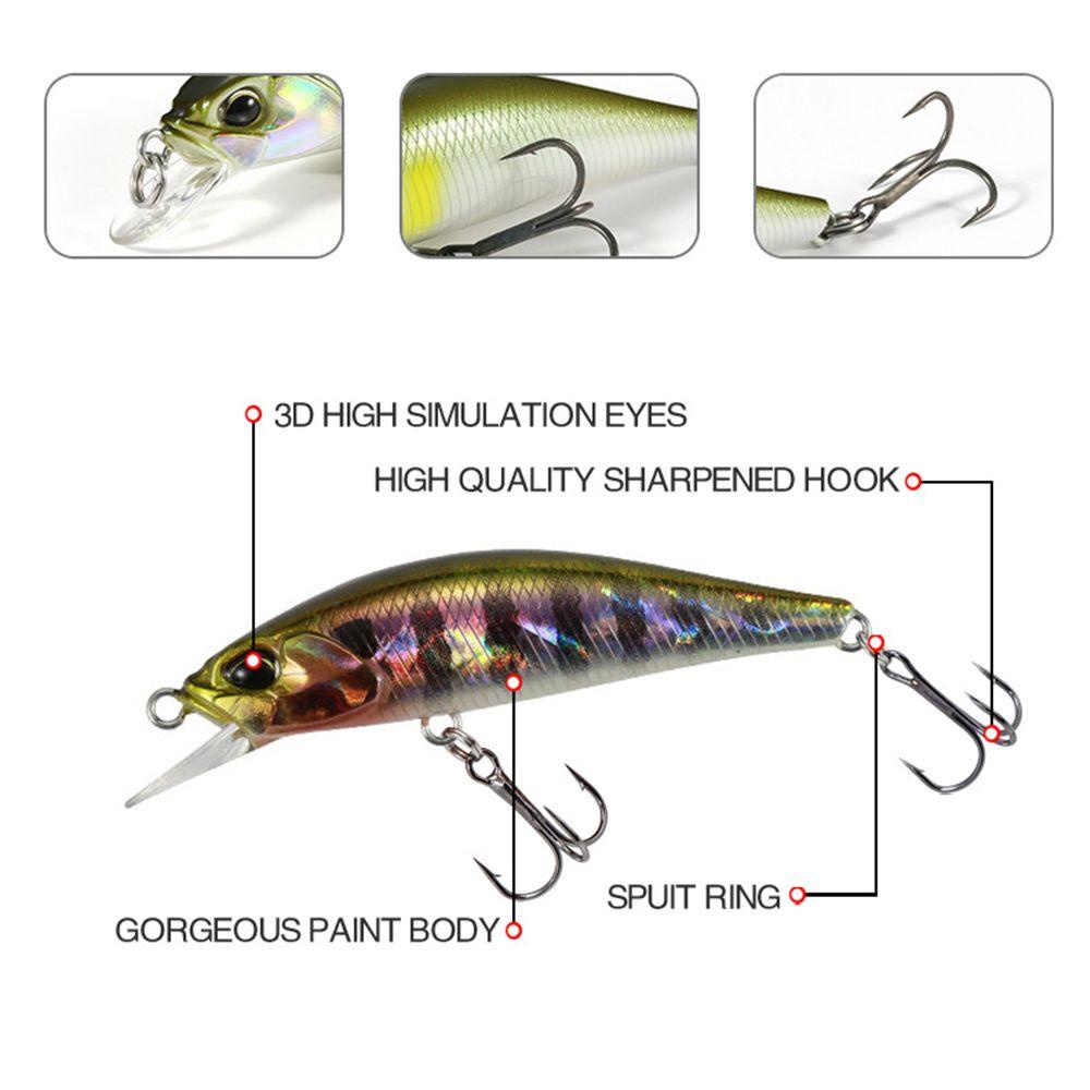 Mồi Câu Cá Giả Dài 50mm 4g Chuyên Dụng