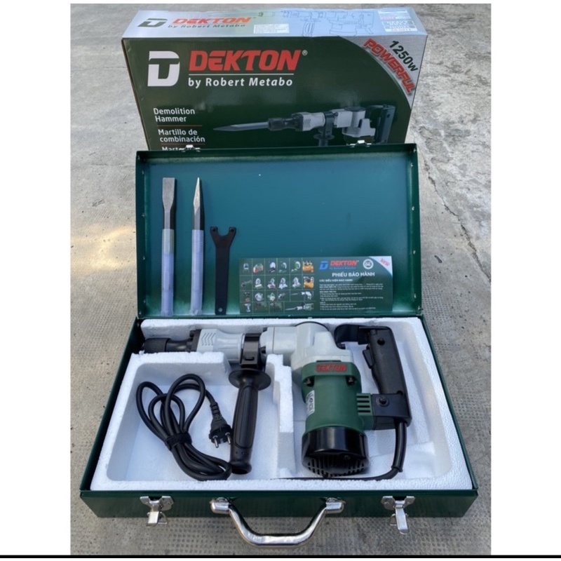 Máy đục bê tông DEKTON 17LY DEKTON DK-0811 TẶNG KÈM 2 MŨI