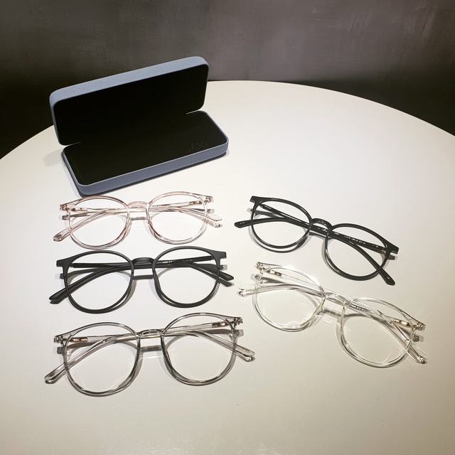 Gọng kính cận nam nữ Qiwa Eyewear, kính cận thời trang mắt tròn nhựa dẻo nhẹ nhàng cực dễ đeo- 513 | BigBuy360 - bigbuy360.vn