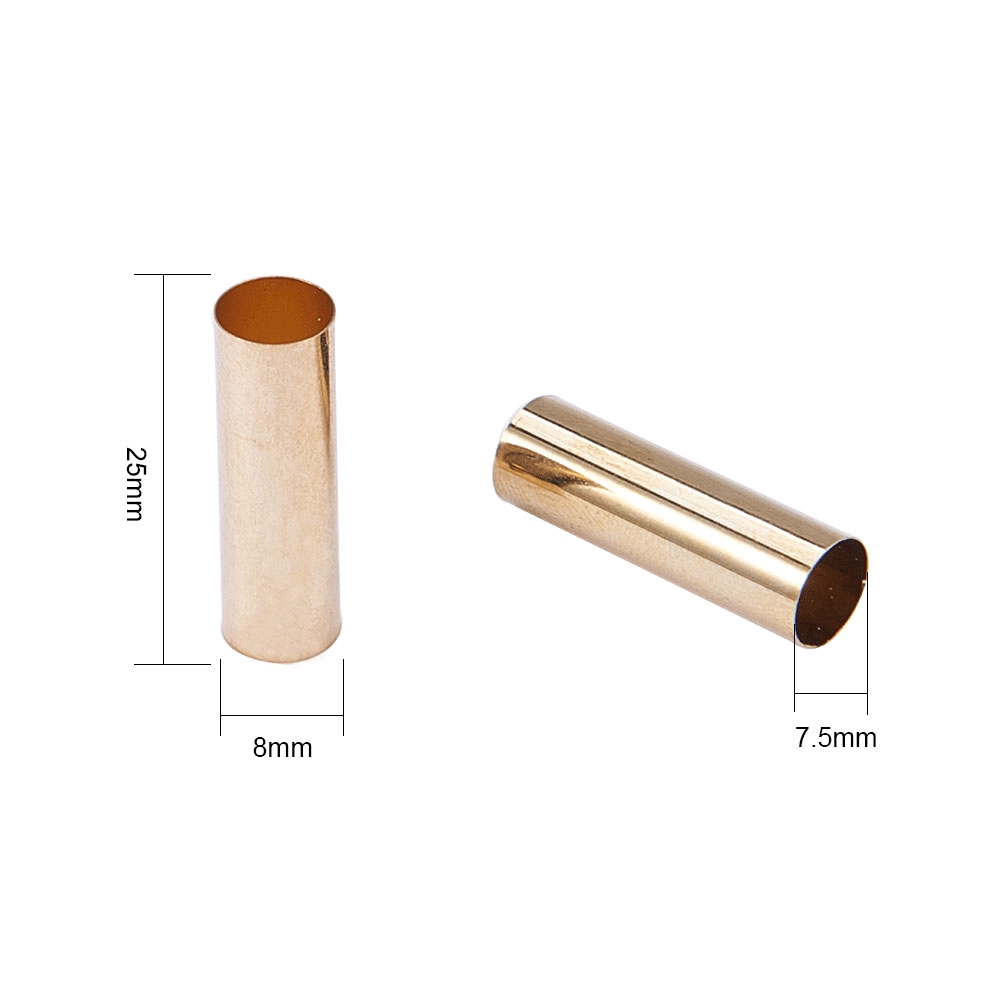 Bộ 2~200 Ống Đồng Thau Mạ Niken Platinum/Vàng/Real 18K Mạ Vàng Làm Trang Sức