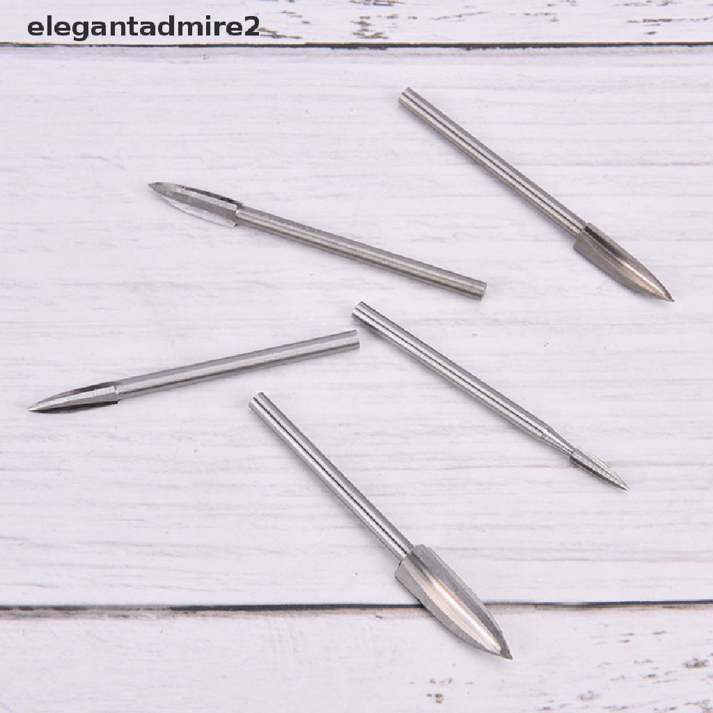 [gele] 5PCS/set Wood Carving And Engraving Drill Bit Milling Cutter Carving Root Tools [ele]