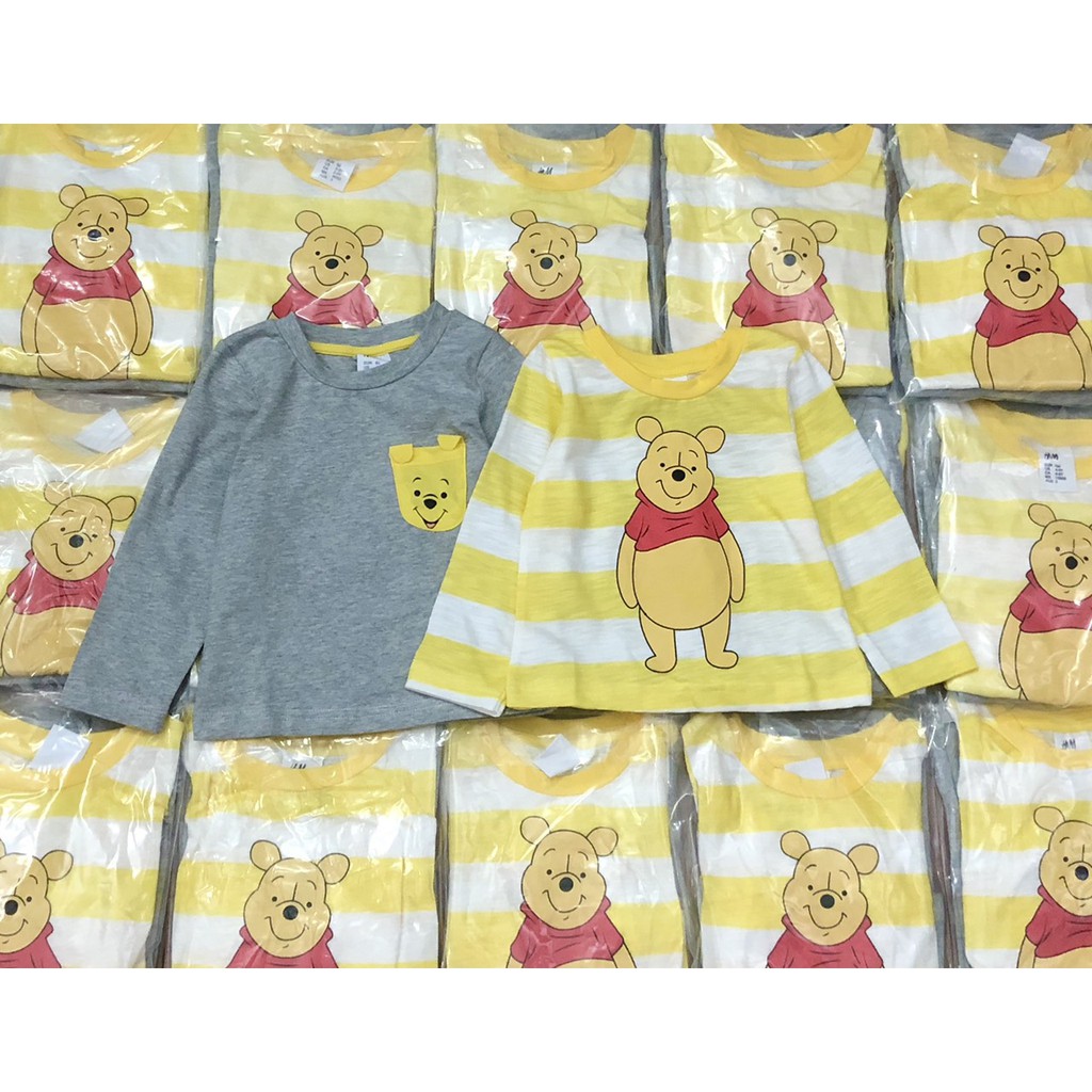 SET 2 ÁO THUN GẤU POOH HM