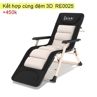 Ghế/giường xếp thư giãn kèm đệm
