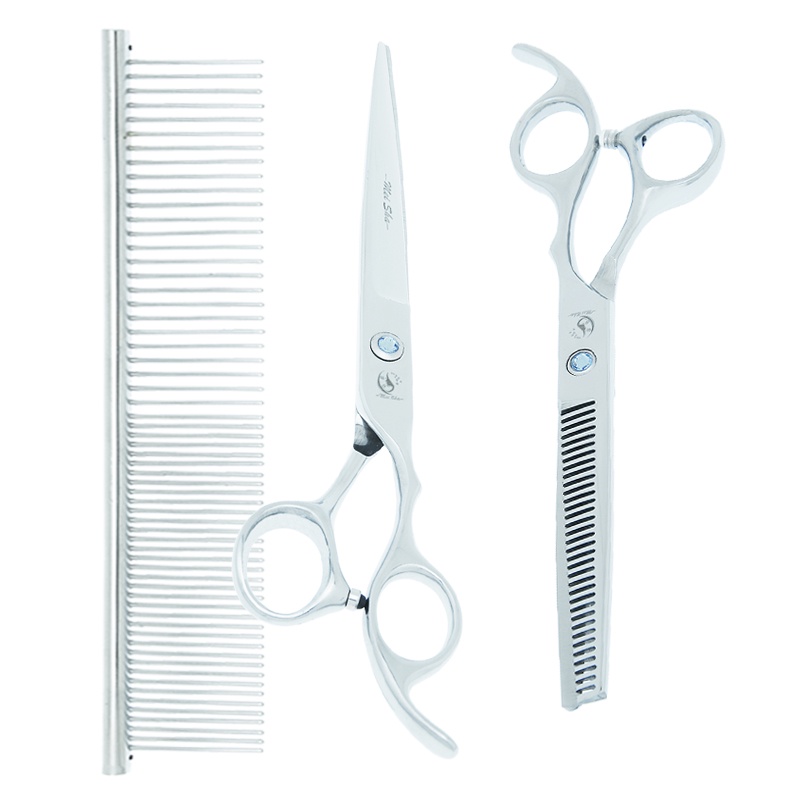 Bộ Kéo Tỉa Lông Thú Cưng 7.0 Inch Meisha Nhật Bản Bằng Thép Cao Cấp B0011A