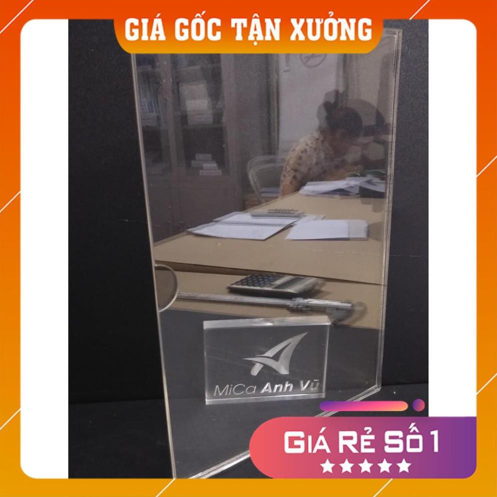 [Giá Gốc Tận Xưởng] Bộ 1 kệ checklist mica dán tường để tờ A3