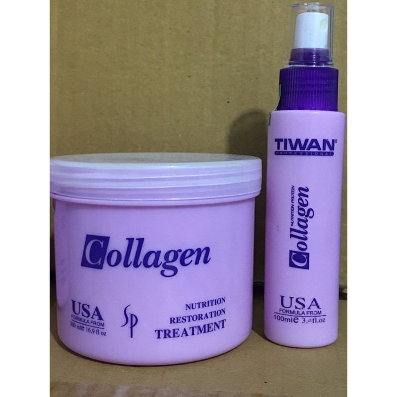 Kem Hấp ủ tóc collagen phục hồi ( tặng kèm sữa dưỡng tóc )