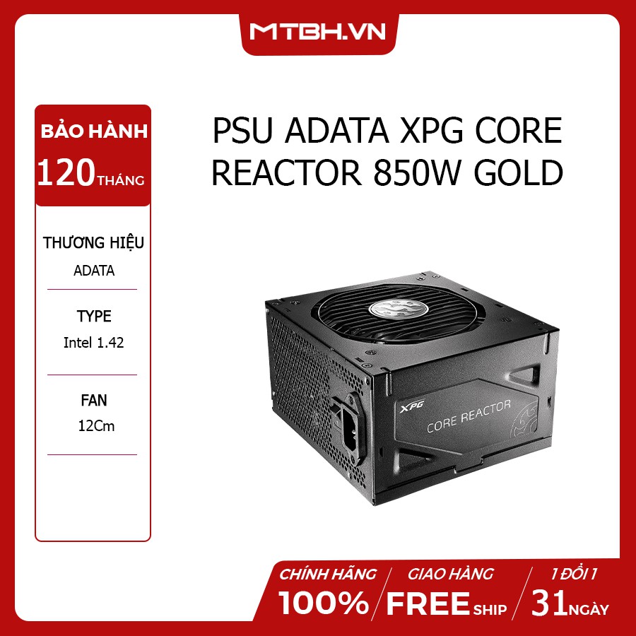 Nguồn Máy Tính Adata Xpg Core Reactor 850W Gold