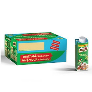 Thùng 24 hộp sữa nắp vặn ngũ cốc Nestle Milo teen protein canxi 200ml/hộp