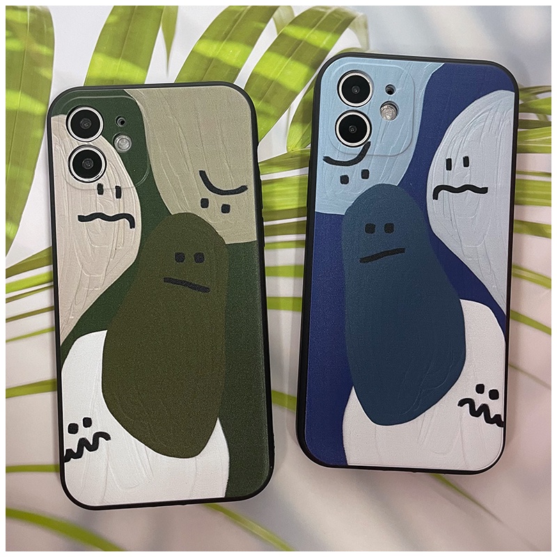 FOR XIAOMI 11 LITE 12LITE REDMI 10C 9A 10A 9C 9T 7 8 9 NOTE 6 NOTE7 NOTE8 NOTE9 9S NOTE10 S 4G 5G POCO X5 X3 M3 PRO M5 M5S Green three-head TPU soft case