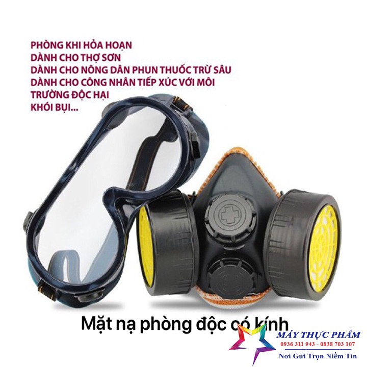 MẶT NẠ PHUN THUỐC SÂU CÓ KÍNH