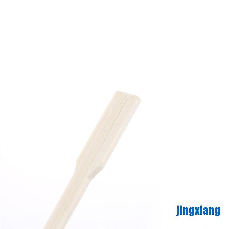[jing] 80Pcs Bamboo Disposable Wooden Fruit Fork Dessert Forks Tableware Party Decor [vn]