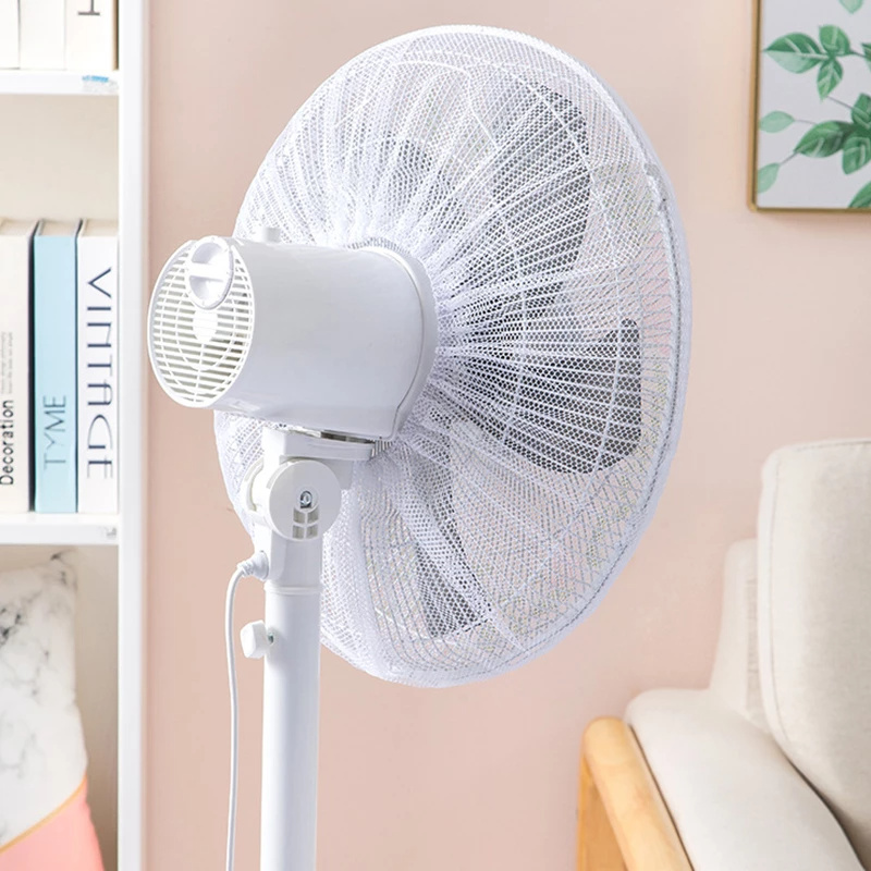 Vỏ Lưới Bọc Quạt Điện Hình Tròn 16/18 Inch Chống Bụi Bảo Vệ An Toàn Cho Bé