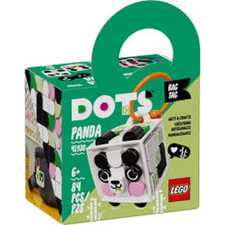 Đồ chơi lắp ráp mô hình Iego DOTS 41930 Bag Tag Panda