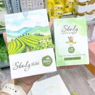 [ CHÍNH HÃNG 100% ] GIẢM CÂN SBODY SLIM NẤM TẶNG 30v DETOX khử mỡ Thái Lan
