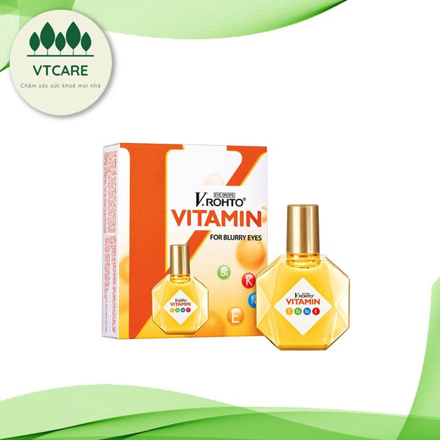 Nước Nhỏ Mắt V.ROHTO Vitamin - Giúp Cho Đôi Mắt Sáng Khỏe (Lọ 13ml)