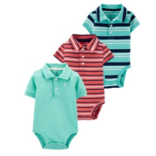 Bodysuit có cổ cho bé trai 3-24M