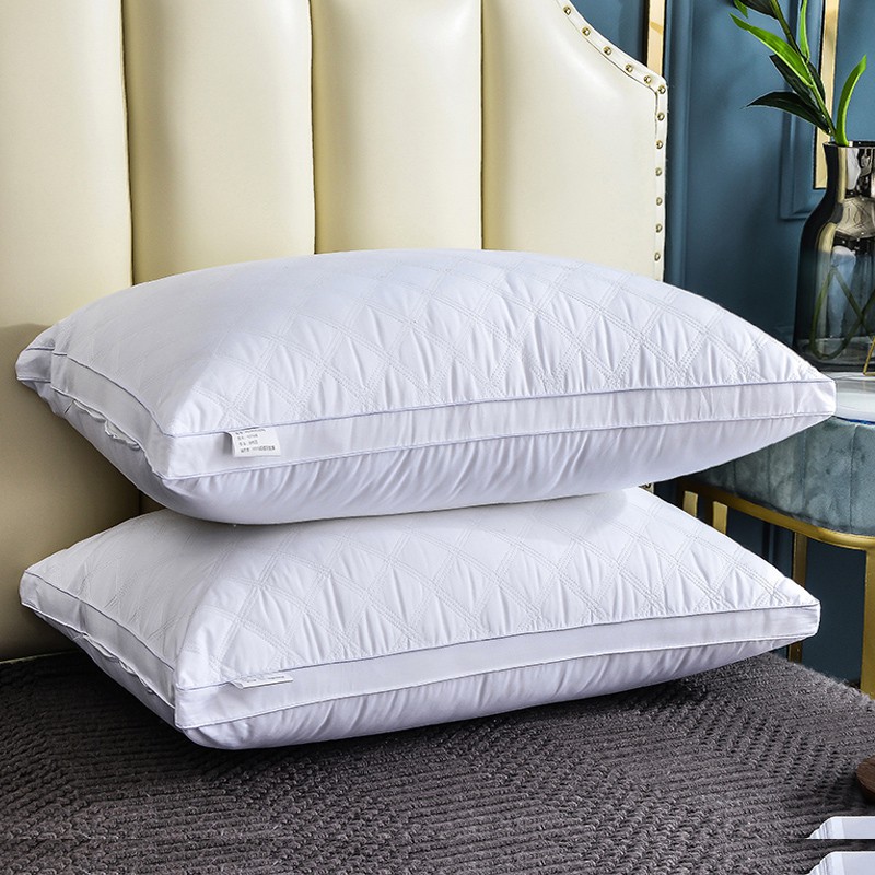 Alshone Pillow BeddingsThree-line Grid Quilted Pillow Feather Velvet Pillow Three-dimensional Pillow