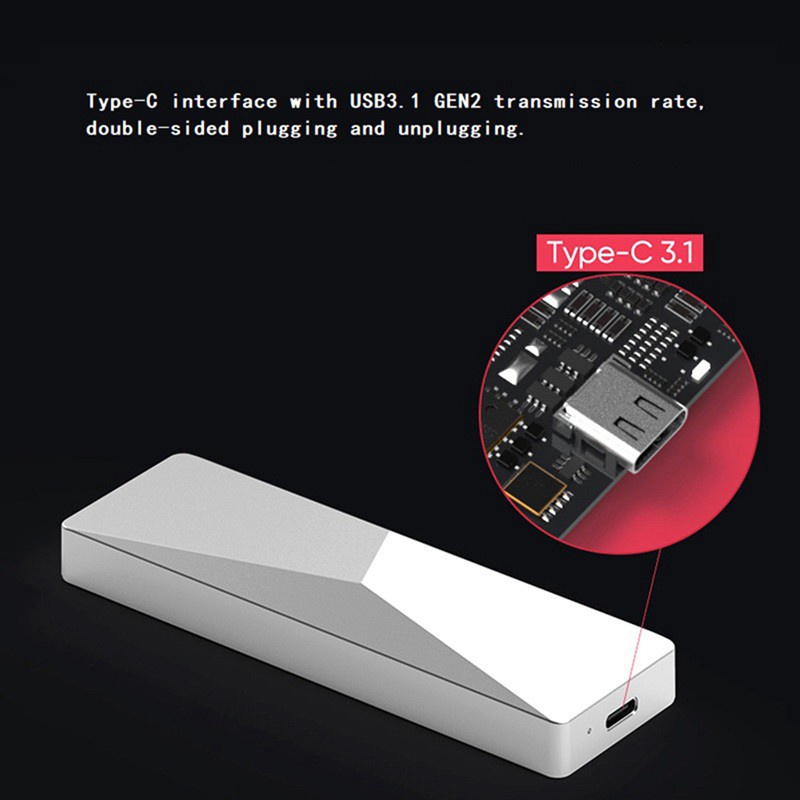 Hộp Đựng Ổ Cứng Ngoài M.2 Nvme Cổng Type-C Usb 3.0 Cho Notebook | BigBuy360 - bigbuy360.vn