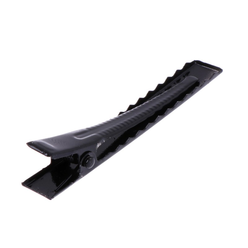 Set 10 kẹp tóc cá sấu bằng kim loại cỡ 5.5cm DIY