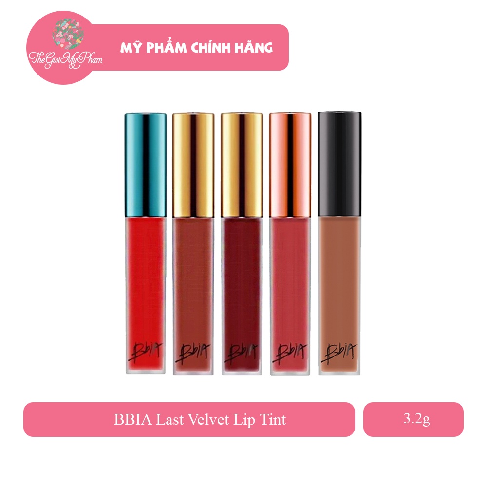 Son Kem Lì Bbia Last Velvet Lip Tint Version