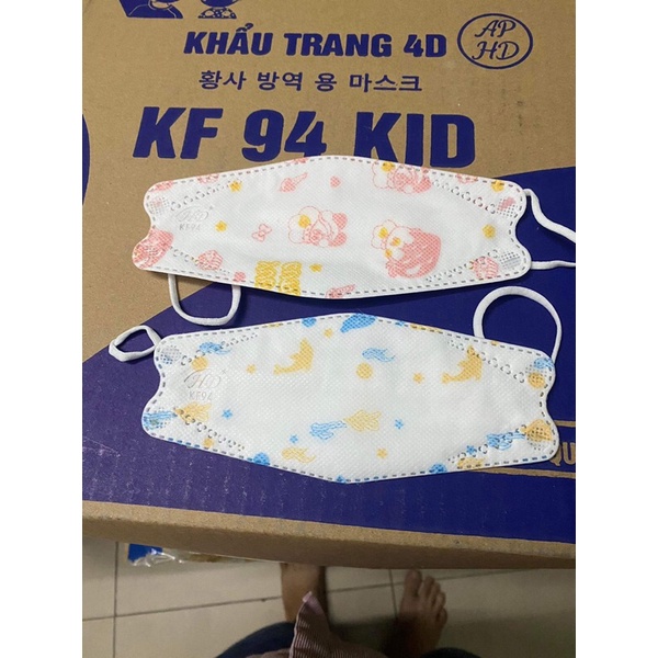 khẩu trang kháng khuẩn kf94 an phong cho bé từ 10kg đến 30kg