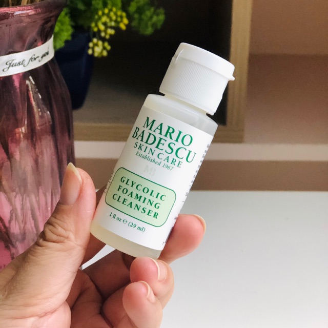 Sữa rửa mặt sáng da Mario Badescu Glycolic Foaming Cleanser mini