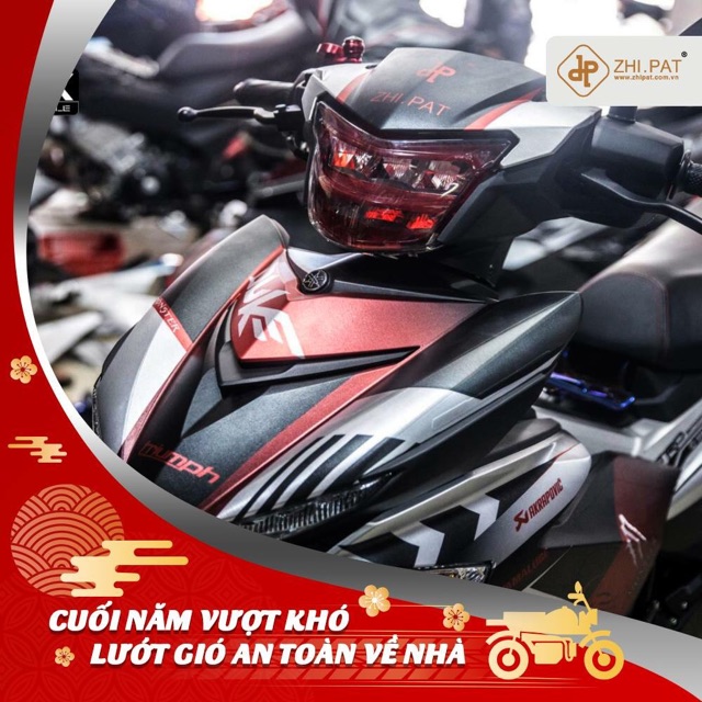 pha lét 2 tầng zhipat lắp cho xe máy exciter 150