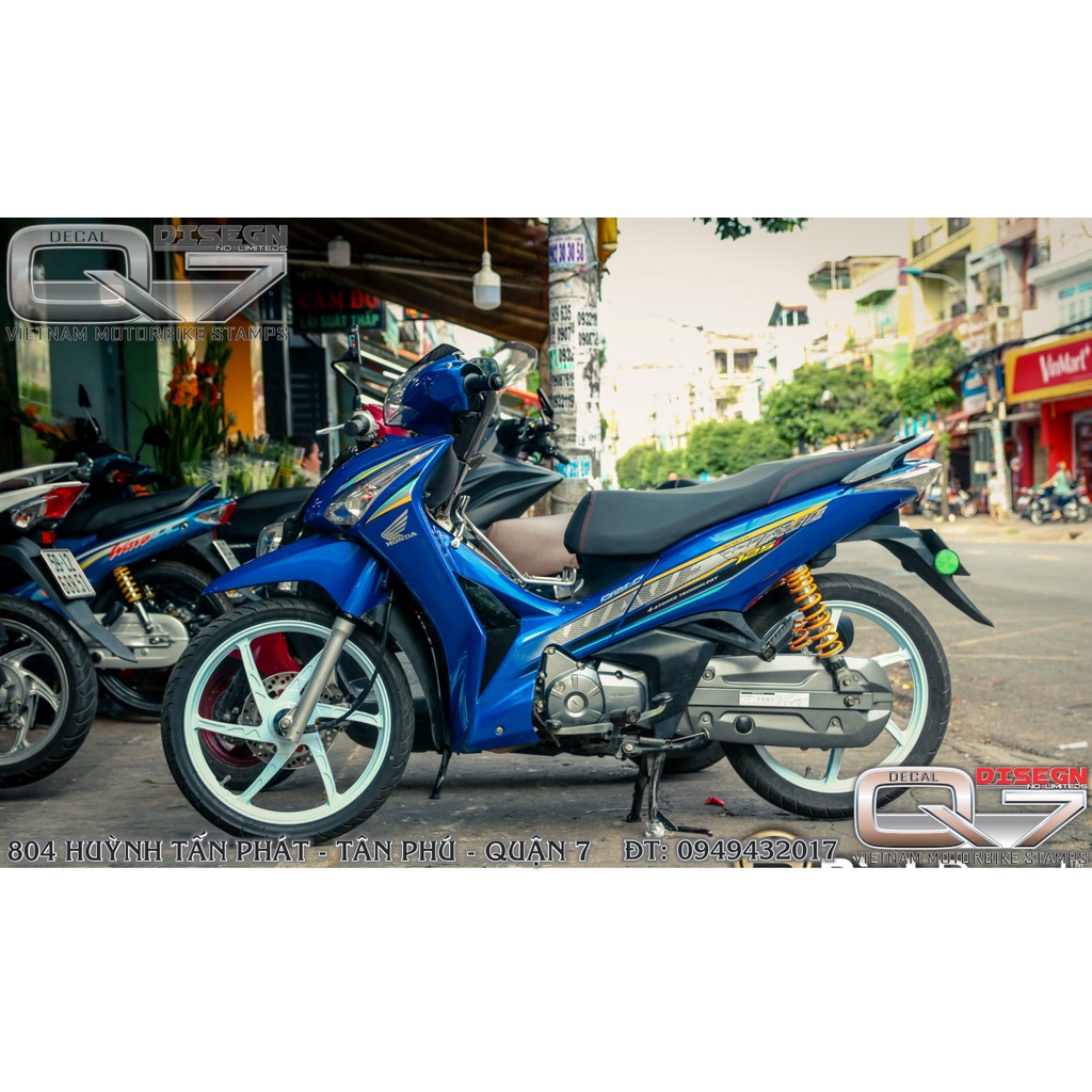 TEM RỜI FUTURE WAVE 125 XANH GP