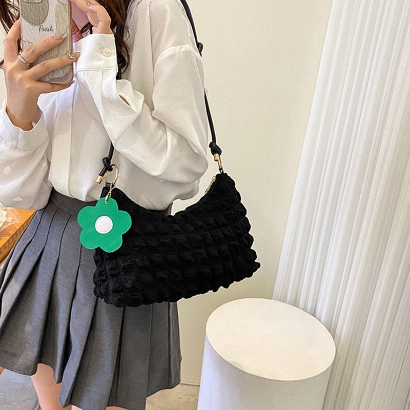 Túi xách YADOU đeo vai họa tiết hoa thời trang cá tính cho nữ