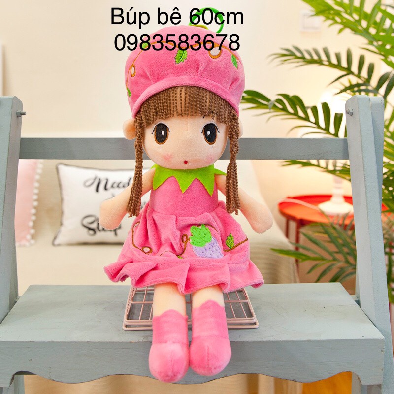 BÚP BÊ GẤU BÔNG HÌNH QUẢ DỨA KÍCH THƯỚC 45CM VÀ 60CM