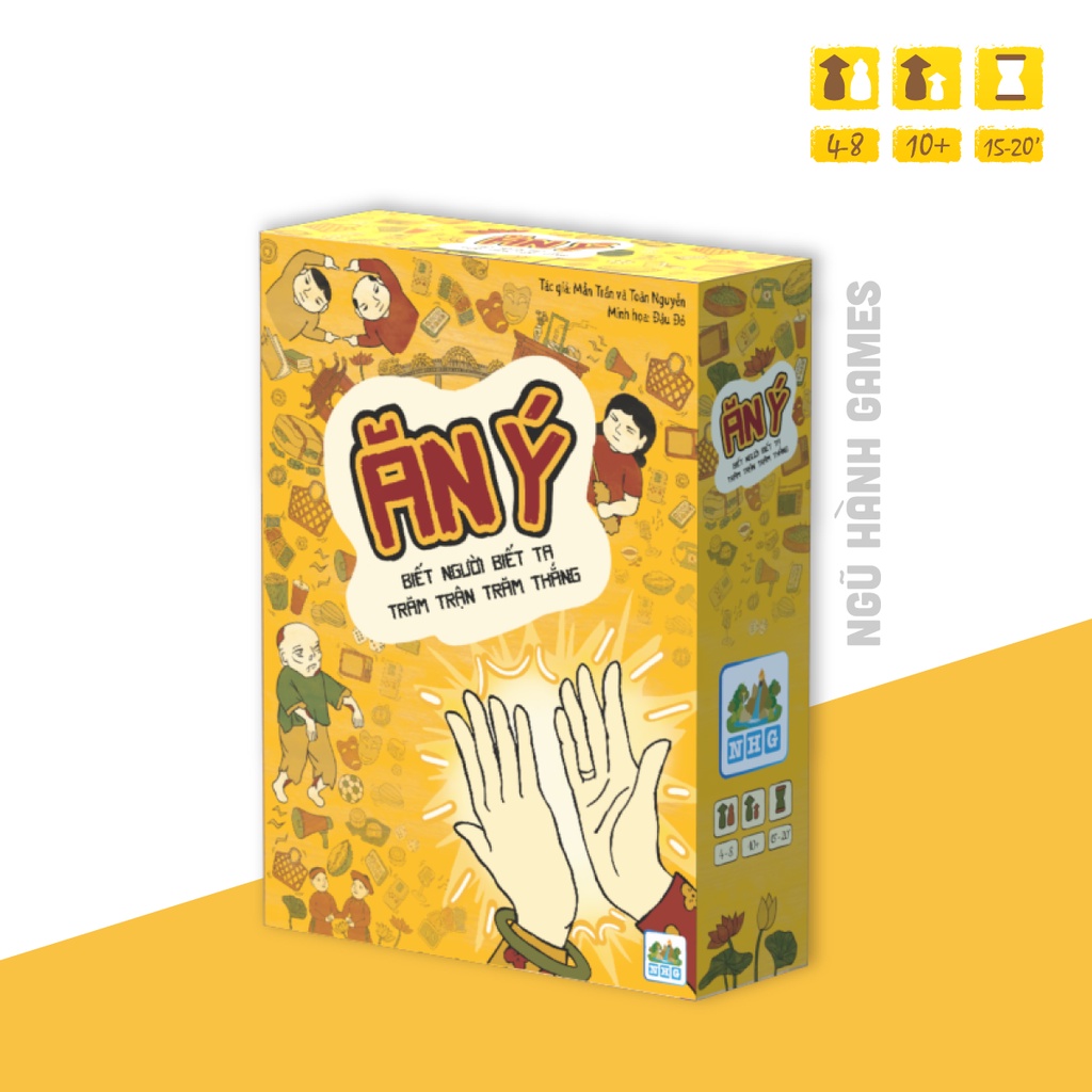 Board Game Ăn Ý - Ngũ Hành Games - 4-8 người chơi, 10+