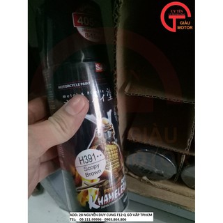SƠN XỊT SAMURAI H391** MÀU NÂU HẠT DẺ
