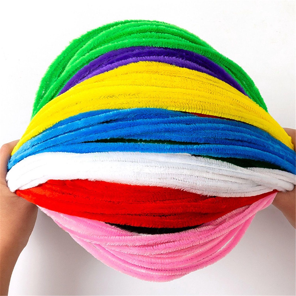 Jane Miếng Thiếc Phủi Bông Làm Sạch Tay DIY Thân Cây Thông Giáng Sinh Có Dây