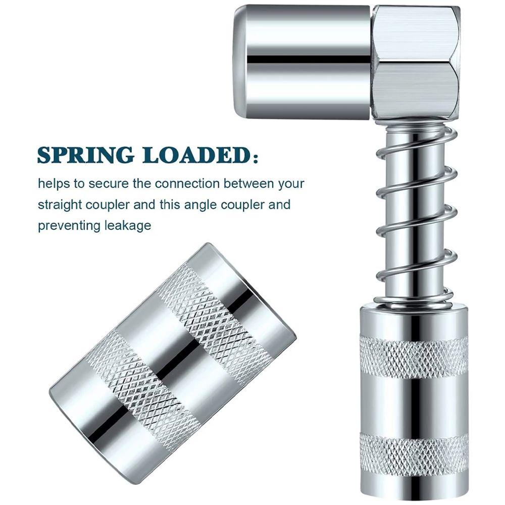 Kẹp Nối Ống Mỡ 90 Độ 1 / 8NPT Cho Xe Hơi Xe Tải