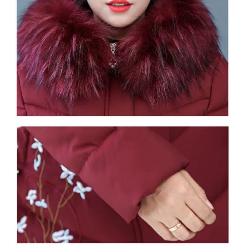 Áo khoác phao nữ trung niên