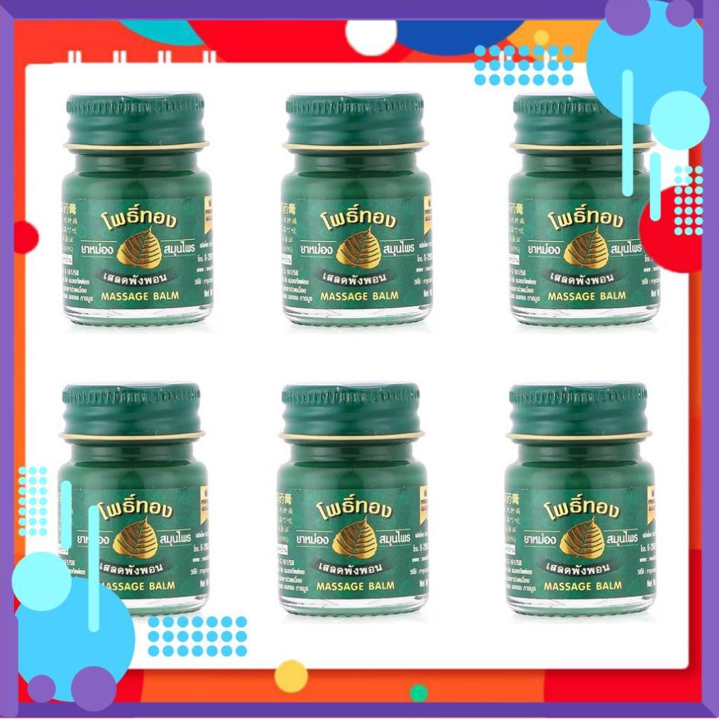 Hàng Chuẩn Thái -  【Hàng Thái】 Dầu cù là lá bồ đề thái lan - Massage Balm có tem vàng nội địa