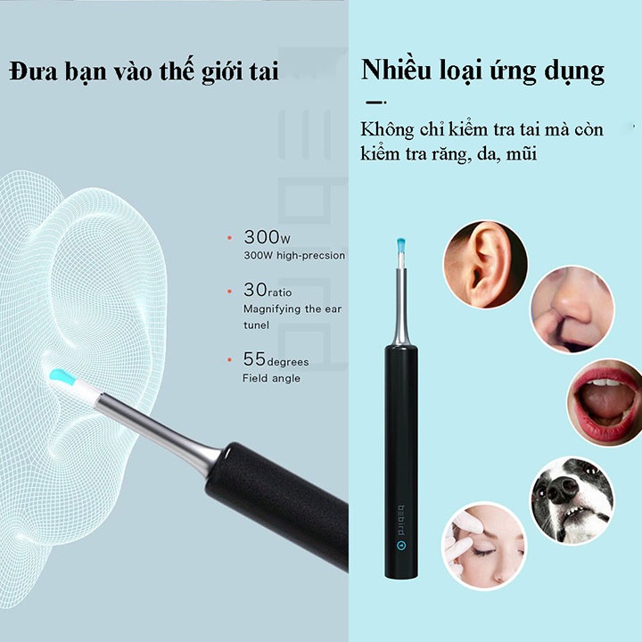Dụng cụ lấy ráy tai tích hợp camera Xiaomi Bebird C3