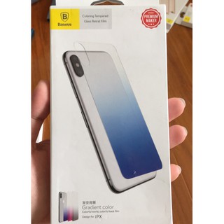 [ CHẤT LƯỢNG CAO] Kính Cường Lực BASEUS mặt sau IPHONE 8/Plus/X