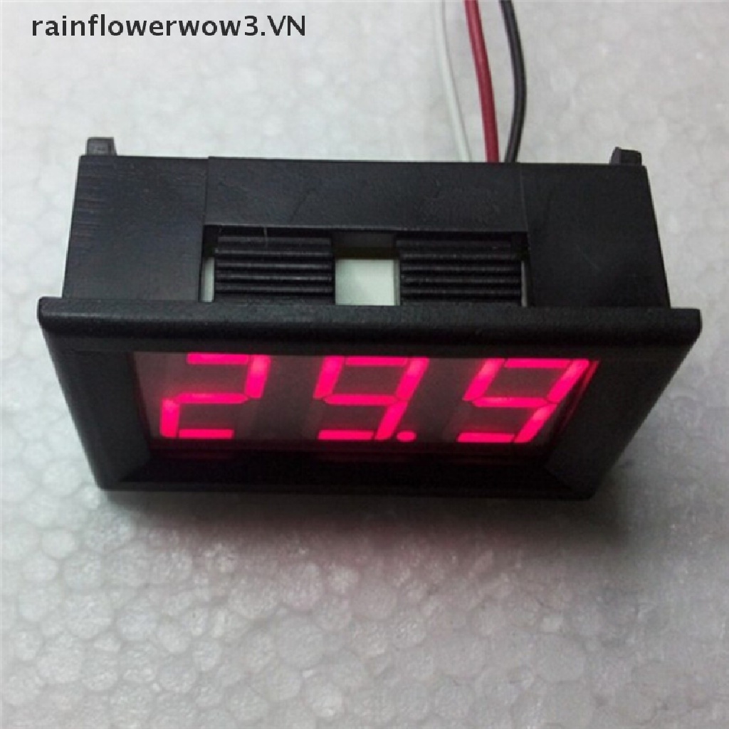 Vôn Kế Điện Tử Mini DC 0-30V Màu Đỏ Cho Xe Hơi