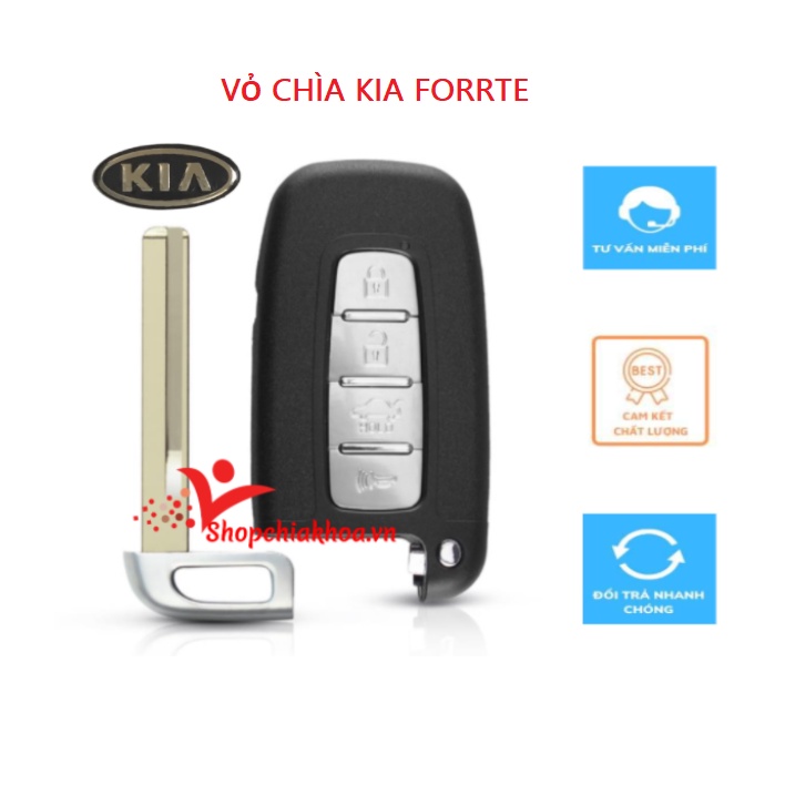 Vỏ chìa khóa smarkey Kia, Huyndai hàng chuẩn theo thông số chìa zin đầy đủ logo kèm theo