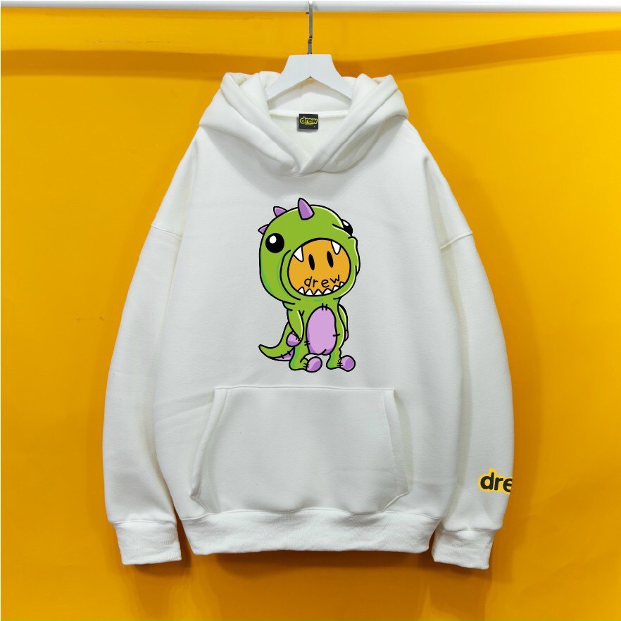 Áo Nỉ HOODIE Drew Khủng Long Nam Nữ, Form RỘNG CHUẨN Xu Hướng, nỉ bông Cao Cấp Unisex - KKIM Style | BigBuy360 - bigbuy360.vn