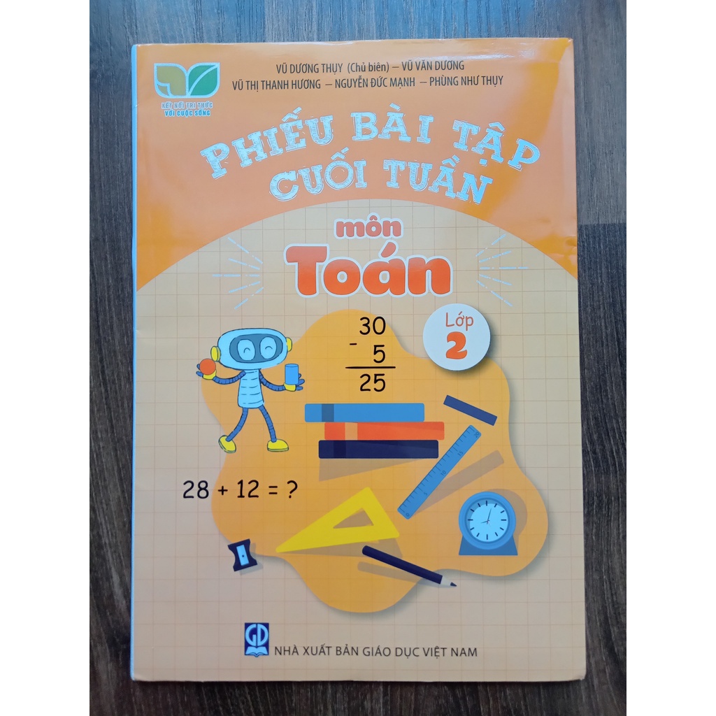 Sách - Phiếu Bài Tập Cuối Tuần Môn Toán Lớp 2