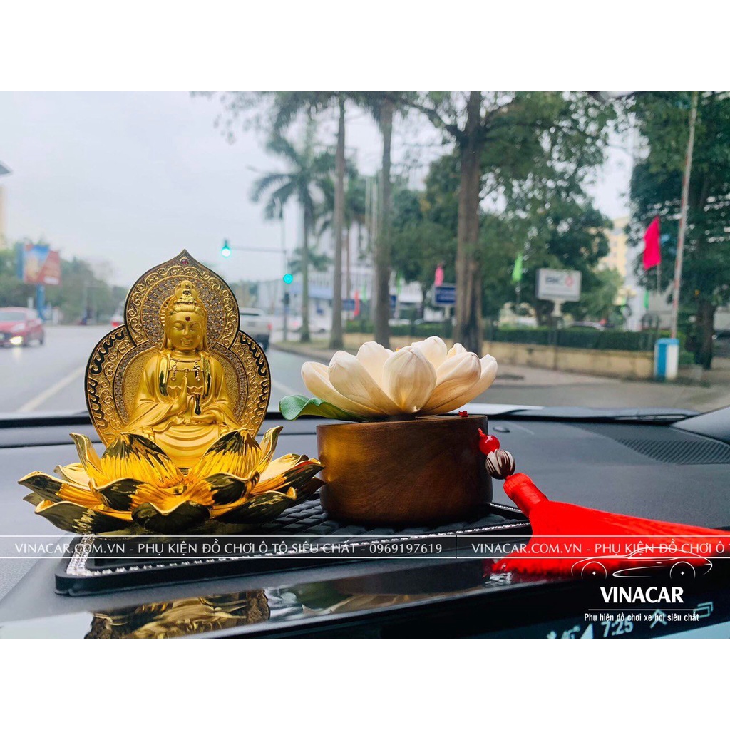 Tượng mẹ hiền quan thế âm ngự liên hoa, quan âm bồ tát, phật bà quan âm