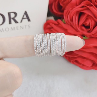 Nhẫn Bạc Đính Đá💝FREESHIP💝Nhẫn Bạc Gắn Đá