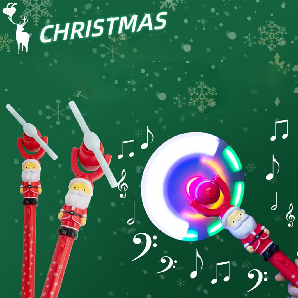 Chong Chóng Ma Thuật Hình Ông Già Noel Phát Sáng Đồ Chơi Cho Bé